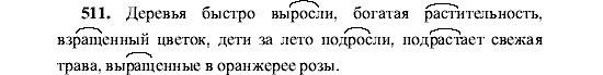 Русский язык, 5 класс, М.М. Разумовская, 2001, задание: 511