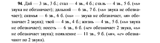 Русский язык, 5 класс, М.М. Разумовская, 2001, задание: 94