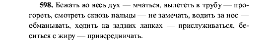 Русский язык, 5 класс, М.М. Разумовская, 2001, задание: 598