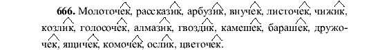 Русский язык, 5 класс, М.М. Разумовская, 2001, задание: 666