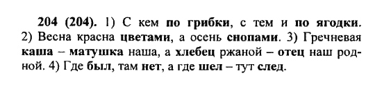Русский язык, 5 класс, Разумовская, Львова, Капинос, 2013 - 2014 - 2015, задание: 204 (204)