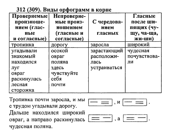 Русский язык, 5 класс, Разумовская, Львова, Капинос, 2013 - 2014 - 2015, задание: 312 (309)