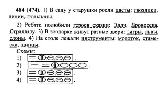 Русский язык, 5 класс, Разумовская, Львова, Капинос, 2013 - 2014 - 2015, задание: 484 (474)