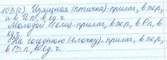 Русский язык, 5 класс, Баранов, Ладыженская, 2012 / 2015, задание: 103 (с)