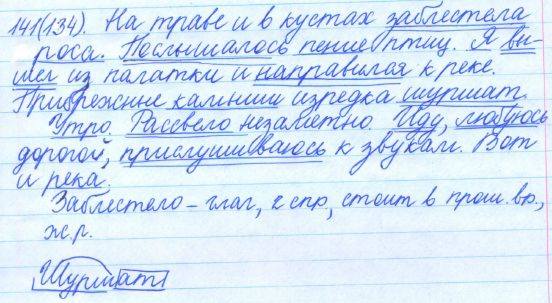 Русский язык, 5 класс, Баранов, Ладыженская, 2012 / 2015, задание: 141 (134)