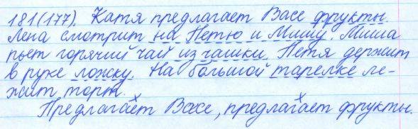 Русский язык, 5 класс, Баранов, Ладыженская, 2012 / 2015, задание: 181 (177)