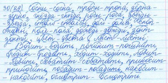 Русский язык, 5 класс, Баранов, Ладыженская, 2012 / 2015, задание: 30 (29)