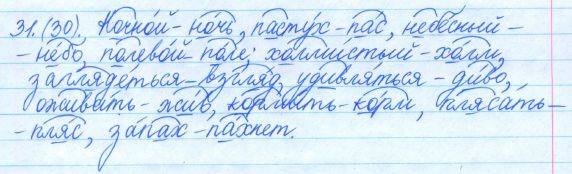 Русский язык, 5 класс, Баранов, Ладыженская, 2012 / 2015, задание: 31 (30)