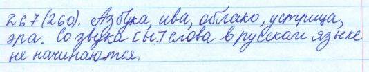 Русский язык, 5 класс, Баранов, Ладыженская, 2012 / 2015, задание: 267 (260)