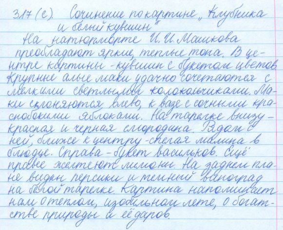 Русский язык, 5 класс, Баранов, Ладыженская, 2012 / 2015, задание: 317 (с)