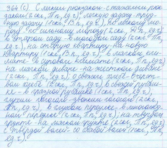 Русский язык, 5 класс, Баранов, Ладыженская, 2012 / 2015, задание: 364 (с)