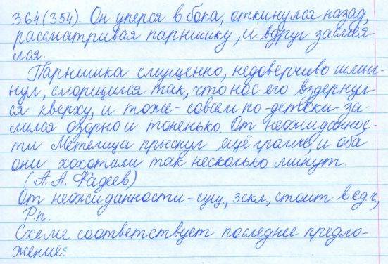 Русский язык, 5 класс, Баранов, Ладыженская, 2012 / 2015, задание: 364 (354)