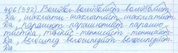 Русский язык, 5 класс, Баранов, Ладыженская, 2012 / 2015, задание: 406 (392)