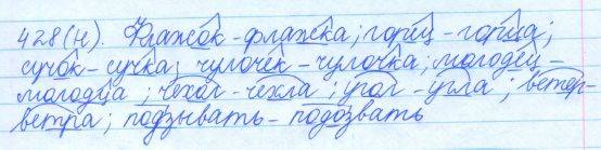 Русский язык, 5 класс, Баранов, Ладыженская, 2012 / 2015, задание: 428 (н)