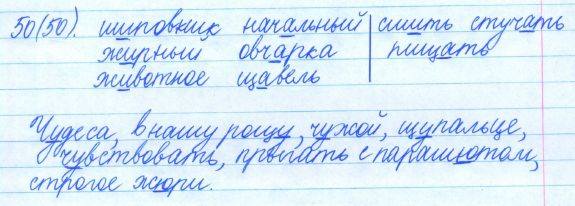Русский язык, 5 класс, Баранов, Ладыженская, 2012 / 2015, задание: 50 (50)