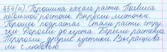 Русский язык, 5 класс, Баранов, Ладыженская, 2012 / 2015, задание: 454 (н)