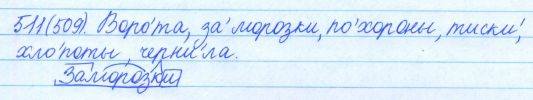 Русский язык, 5 класс, Баранов, Ладыженская, 2012 / 2015, задание: 511 (509)