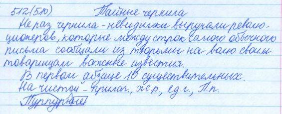 Русский язык, 5 класс, Баранов, Ладыженская, 2012 / 2015, задание: 512 (510)