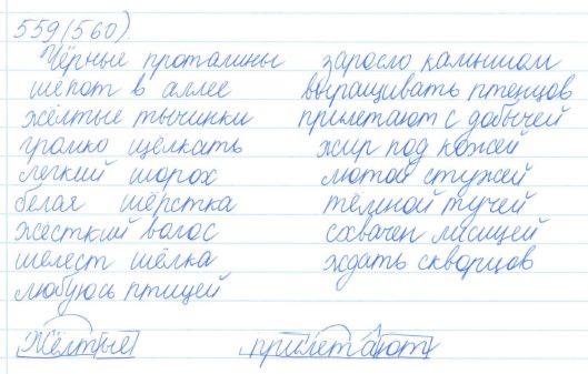 Русский язык, 5 класс, Баранов, Ладыженская, 2012 / 2015, задание: 559 (560)