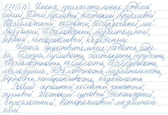 Русский язык, 5 класс, Баранов, Ладыженская, 2012 / 2015, задание: 577 (577)