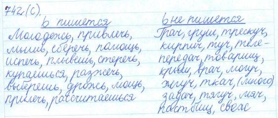 Русский язык, 5 класс, Баранов, Ладыженская, 2012 / 2015, задание: 742 (с)