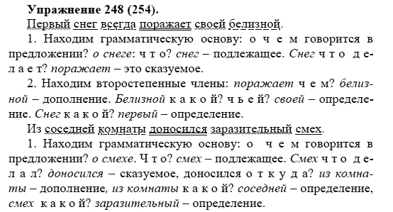 Практика, 5 класс, А.Ю. Купалова, 2007-2010, задание: 248(254)