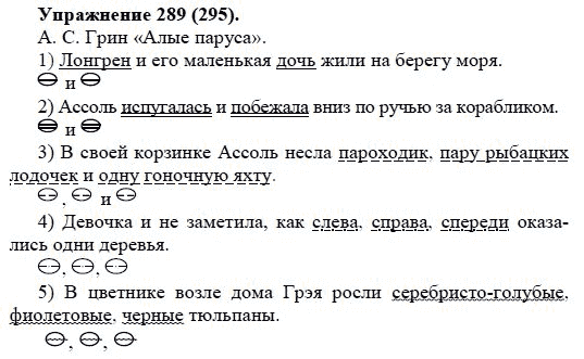 Практика, 5 класс, А.Ю. Купалова, 2007-2010, задание: 289(295)