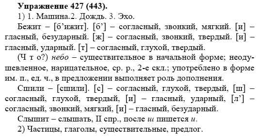 Практика, 5 класс, А.Ю. Купалова, 2007-2010, задание: 427(443)