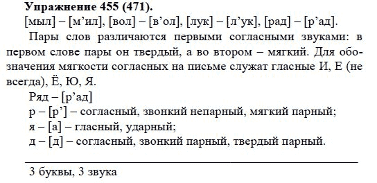 Практика, 5 класс, А.Ю. Купалова, 2007-2010, задание: 455(471)
