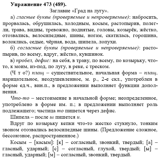 Практика, 5 класс, А.Ю. Купалова, 2007-2010, задание: 473(489)