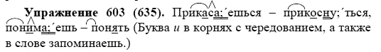 Практика, 5 класс, А.Ю. Купалова, 2007-2010, задание: 603(635)