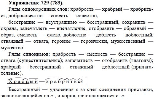 Практика, 5 класс, А.Ю. Купалова, 2007-2010, задание: 729(783)