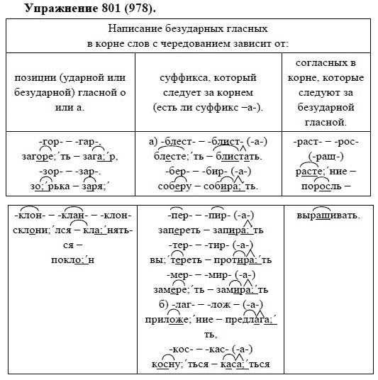Практика, 5 класс, А.Ю. Купалова, 2007-2010, задание: 801(978)