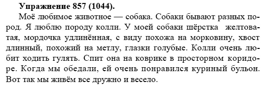 Практика, 5 класс, А.Ю. Купалова, 2007-2010, задание: 857(1044)