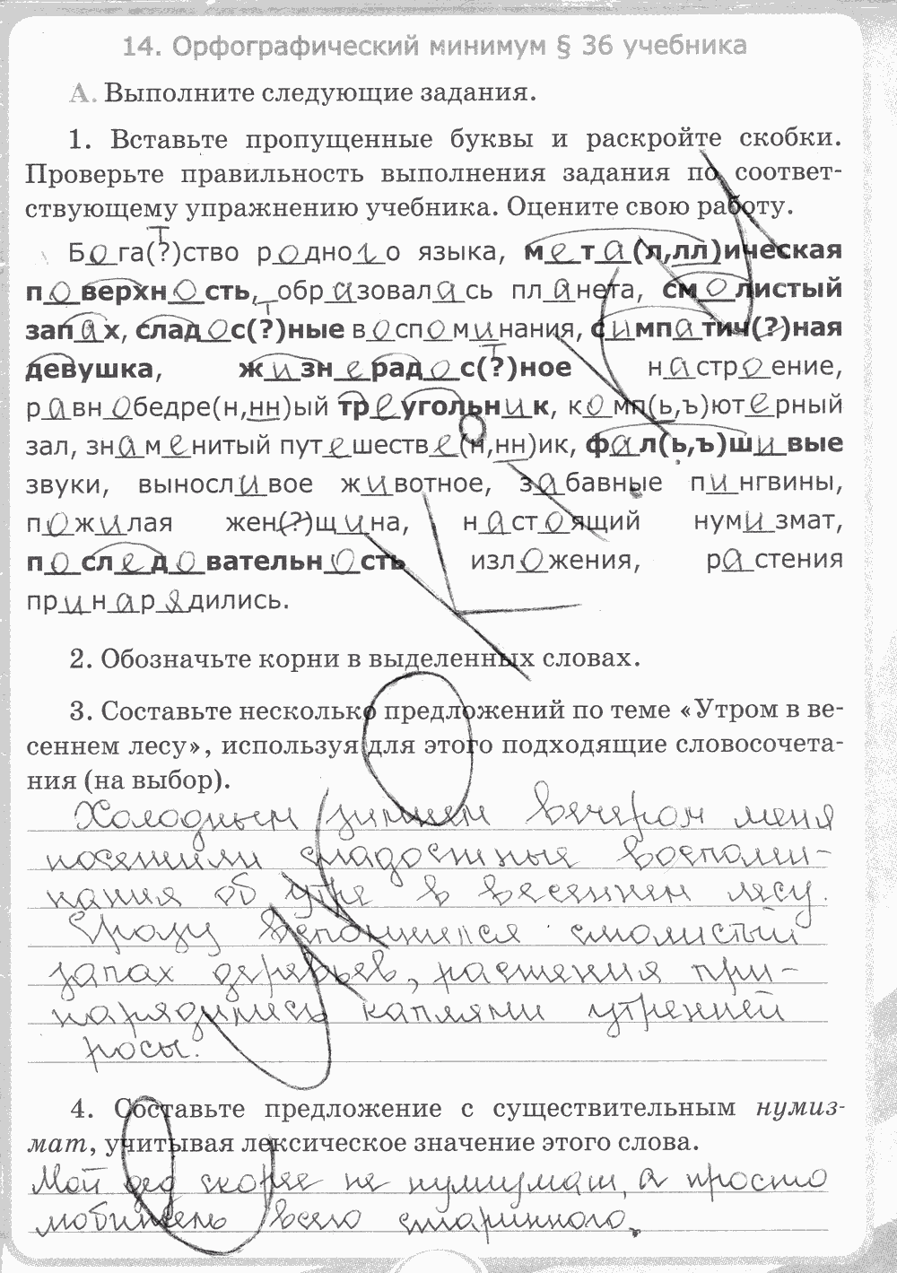 Рабочая тетрадь. Часть 2, 5 класс, С.И. Львова, 2015, задание: стр. 59