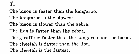 Учебник(Students Book) - Activity Book, 5 класс, В.П. Кузовлев, 2007, 50 Задание: 7