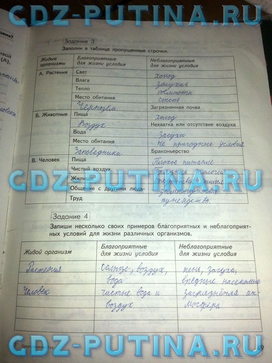 Рабочая тетрадь по природоведению, 5 класс, Сухова Т.С., Строганов В.И., 2013, задание: 49