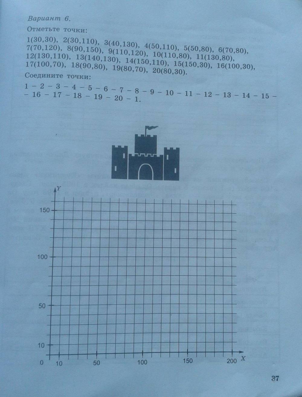 Рабочая тетрадь, 5 класс, Босова Л. Л., 2012, задание: стр. 37