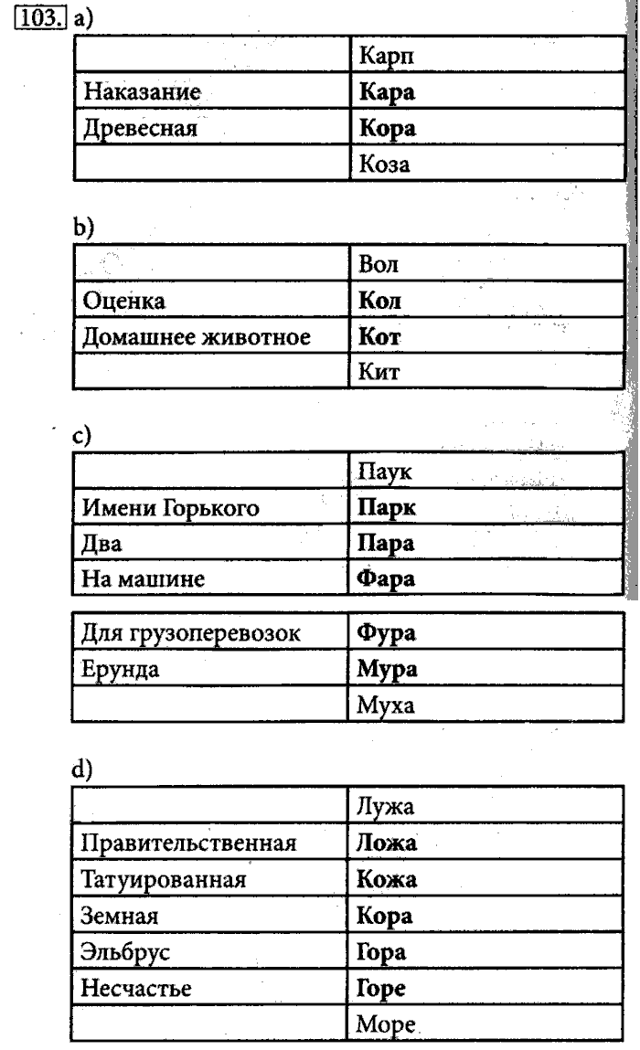 Рабочая тетрадь, 5 класс, Босова, 2016, задача: 103