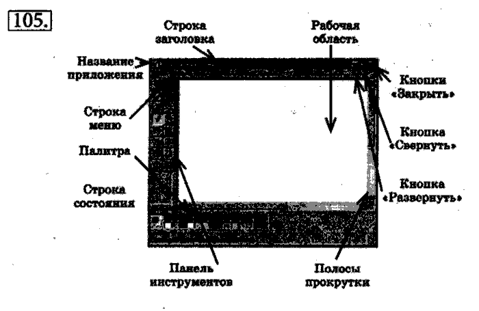 Рабочая тетрадь, 5 класс, Босова, 2016, задача: 105