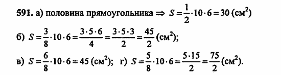 В двух частях, 5 класс, Дорофеев, Петерсон, 2008, Глава 3. Дроби Задание: 591