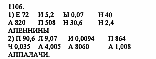 В двух частях, 5 класс, Дорофеев, Петерсон, 2008, Глава 4. Десятичные дроби Задание: 1106