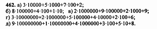 В двух частях, 5 класс, Дорофеев, Петерсон, 2008, Глава 2. Делимость натуральных чисел Задание: 462