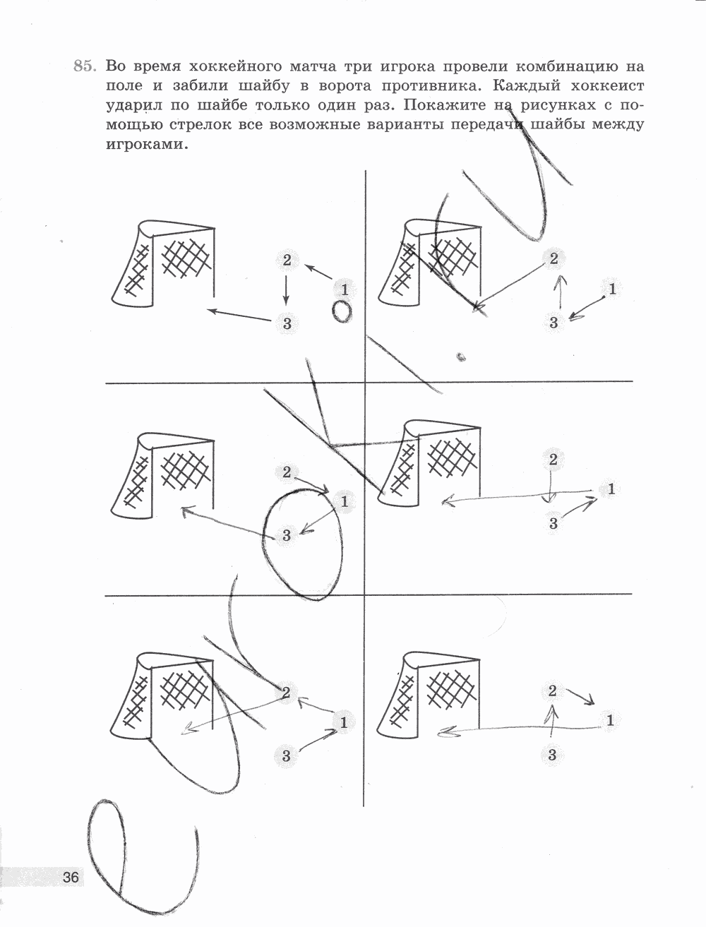 Рабочая тетрадь Часть 1, 5 класс, Е.А. Бунимович, Л.В. Кузнецова, С.С. Минаева, Л.О. Рослова, 2015, задание: стр. 36