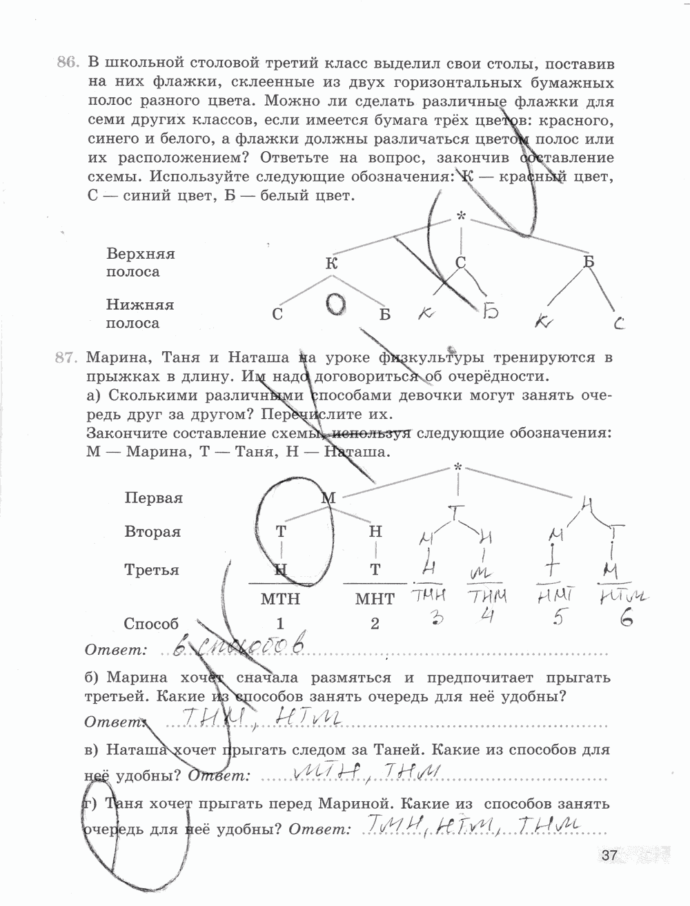 Рабочая тетрадь Часть 1, 5 класс, Е.А. Бунимович, Л.В. Кузнецова, С.С. Минаева, Л.О. Рослова, 2015, задание: стр. 37