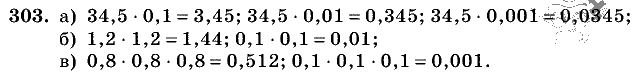 Дидактические материалы, 5 класс, Чесноков, Нешков, 2009, Самостоятельные работы, Вариант 1 Задание: 303