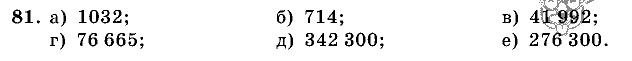 Дидактические материалы, 5 класс, Чесноков, Нешков, 2009, Самостоятельные работы, Вариант 2, Задание: 81