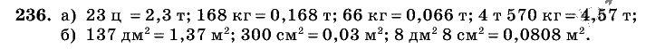 Дидактические материалы, 5 класс, Чесноков, Нешков, 2009, Самостоятельные работы, Вариант 2, Задание: 236