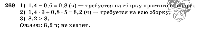 Дидактические материалы, 5 класс, Чесноков, Нешков, 2009, Самостоятельные работы, Вариант 2, Задание: 269