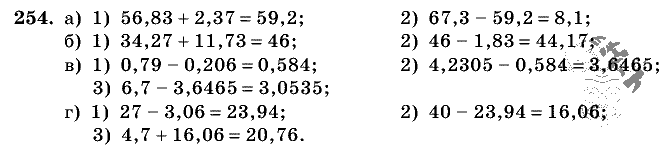 Дидактические материалы, 5 класс, Чесноков, Нешков, 2009, Самостоятельные работы, Вариант 3, Задание: 254